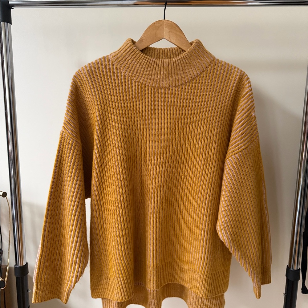 Topshop Golden Turtleneck Sweater